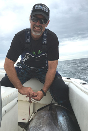 Bob Humphrey with Blue Fin