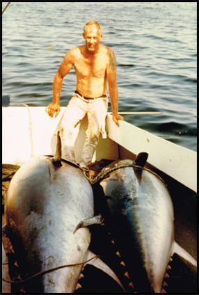 Man with fish